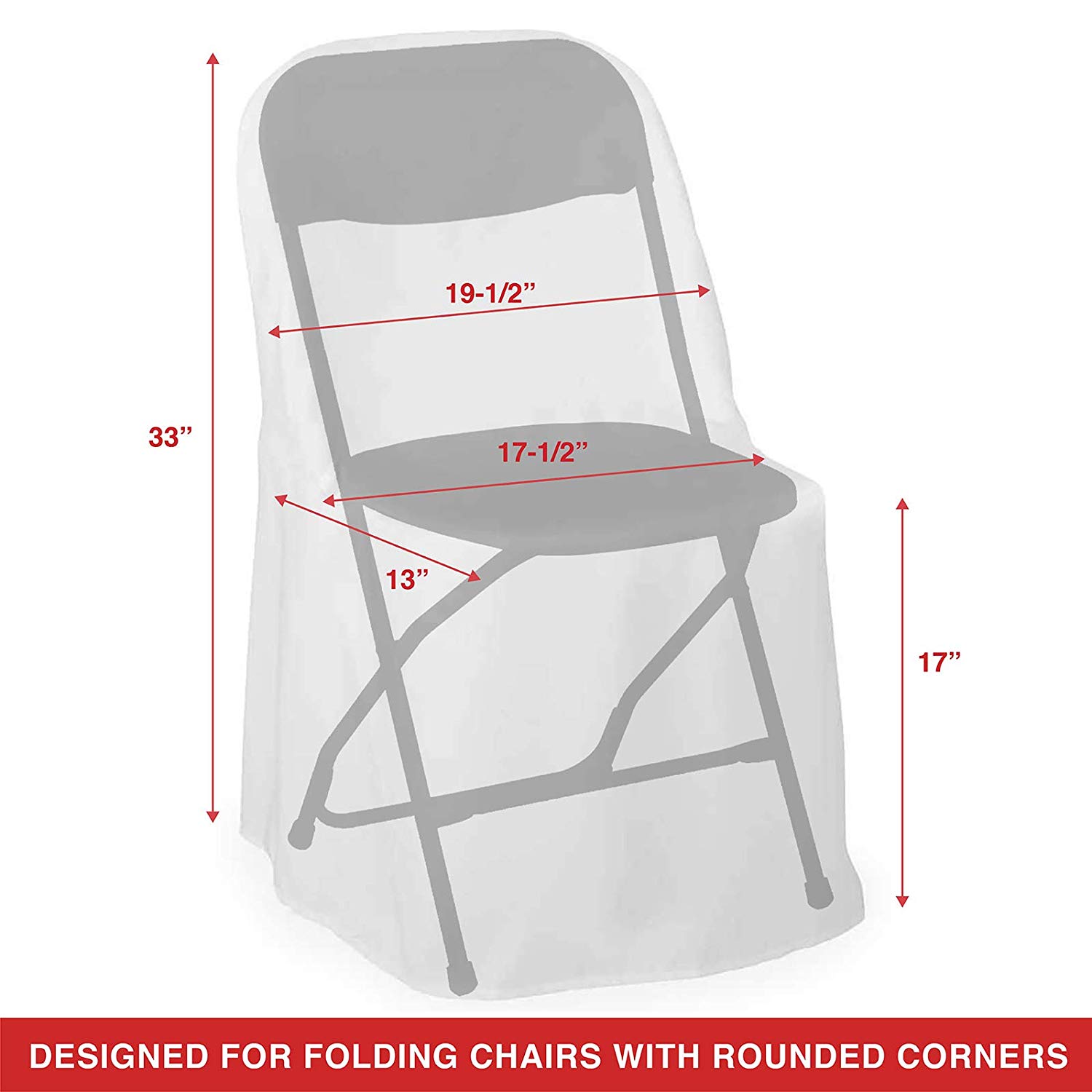 Folding Chair Covers – Polyester Cloth – NC Event Planner